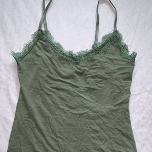 tank top lace detail appliqué